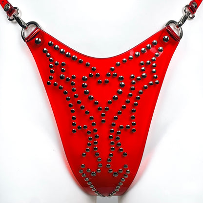 Virgin tribal studs thong