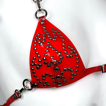 Virgin tribal studs bra