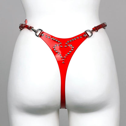 Virgin tribal studs thong