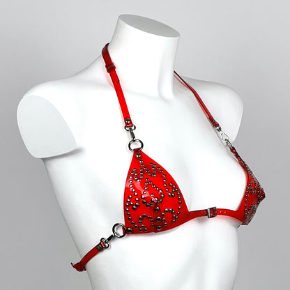 Virgin tribal studs bra