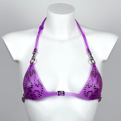 Virgin tribal studs bra