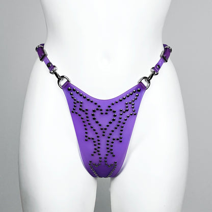 Virgin tribal studs thong