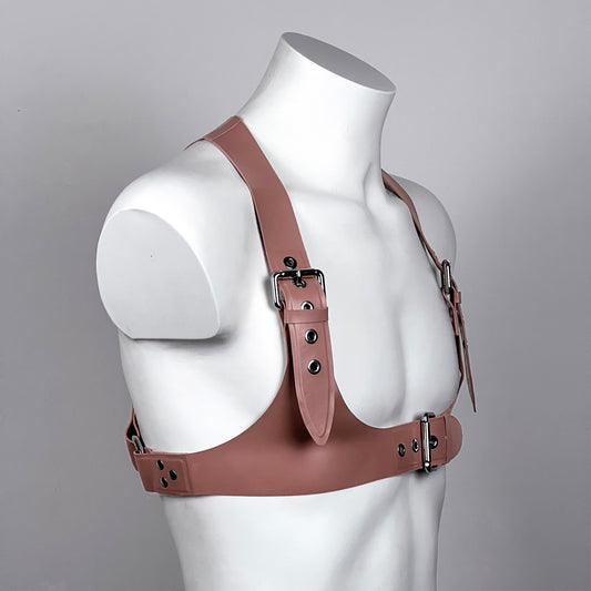Aden latex vest - Nude